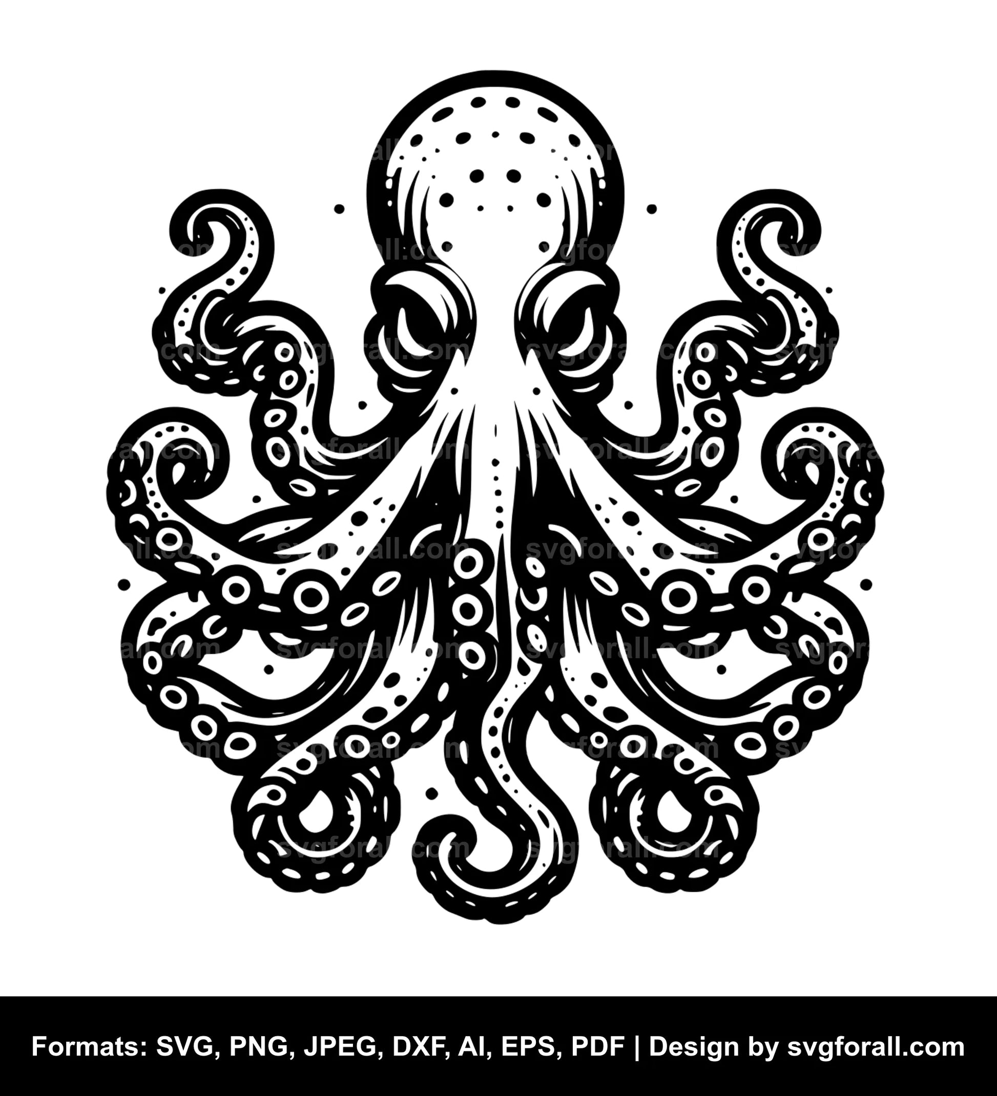 Octopus SVG For Cricut