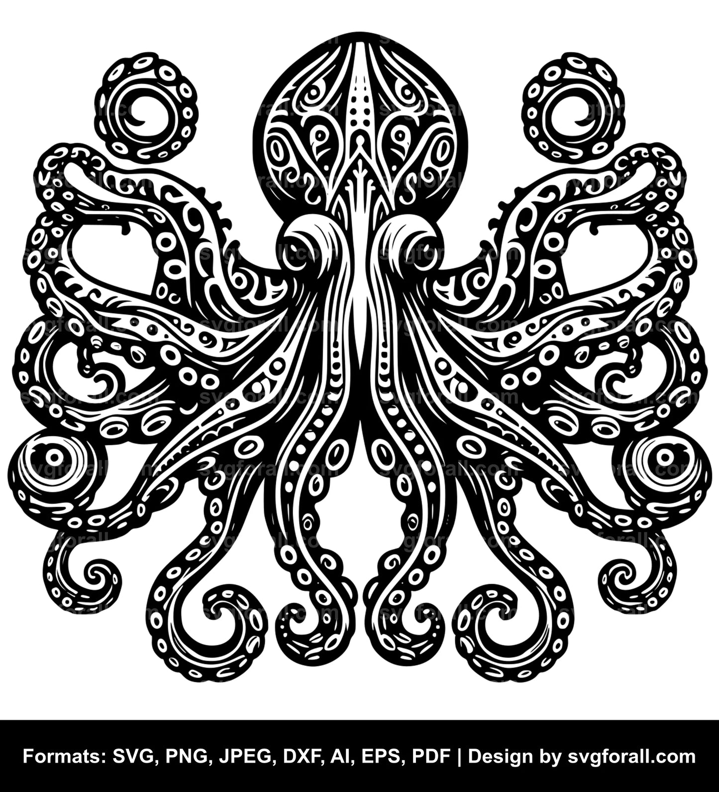 Octopus SVG PNG