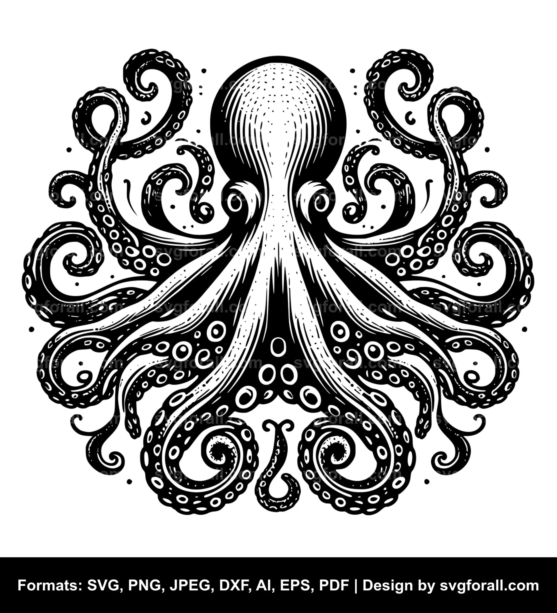 Octopus SVG [for Cricut]