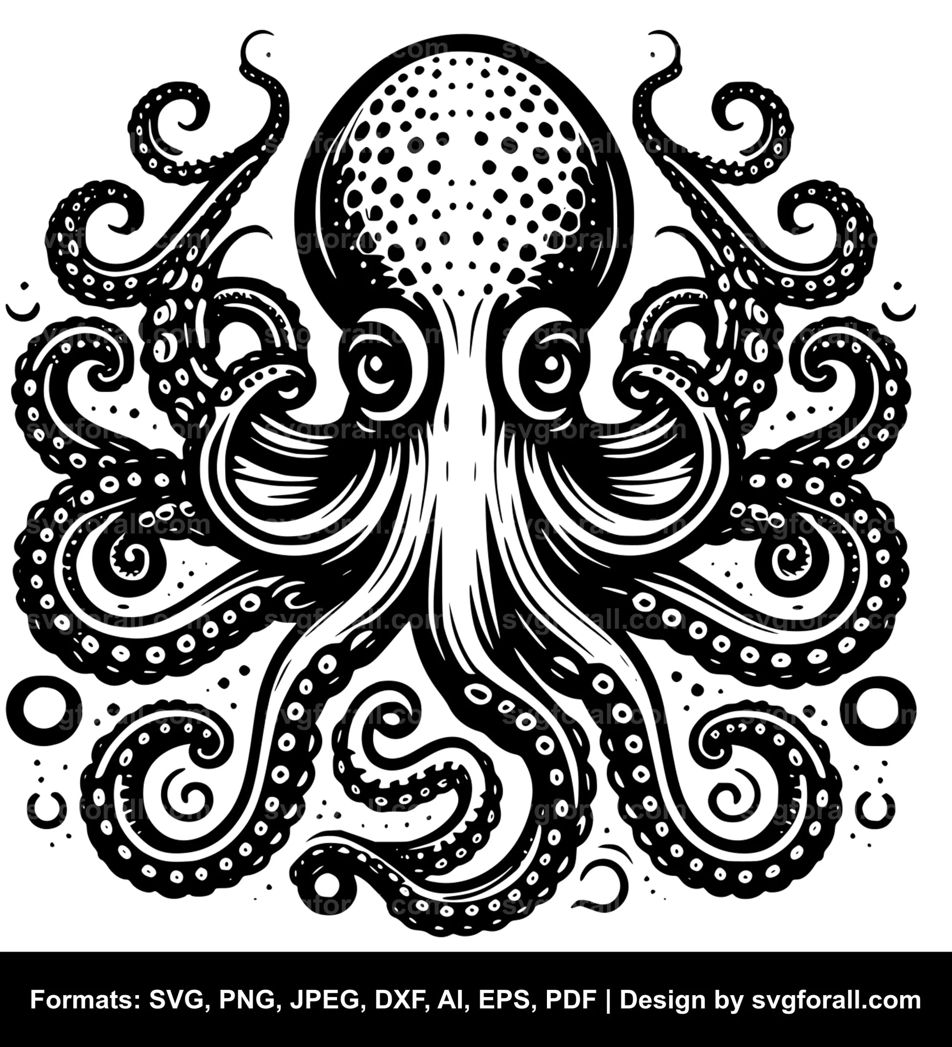 Octopus Vector SVG