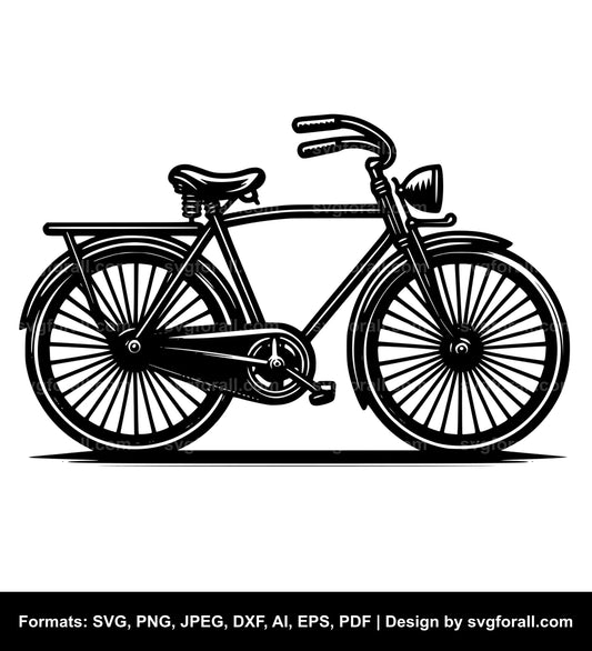 Old Bike SVG PNG