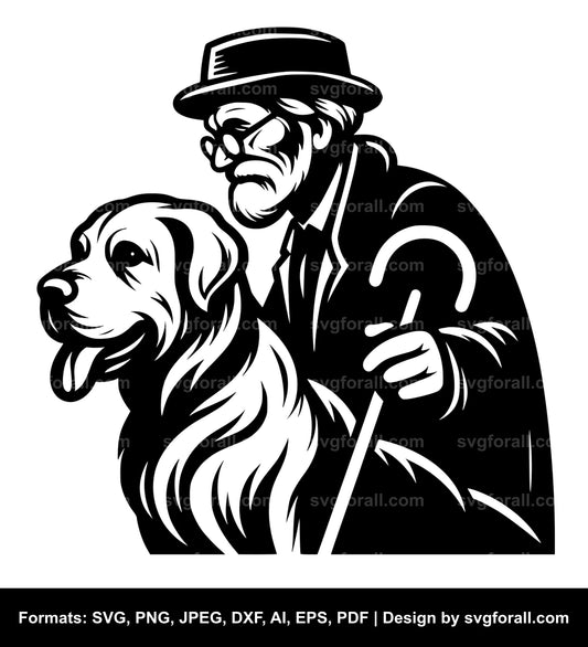 Old Dog SVG File