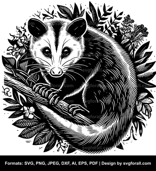 Opossum SVG File