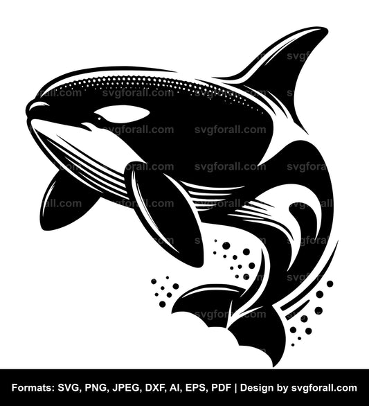 Orca Black SVG