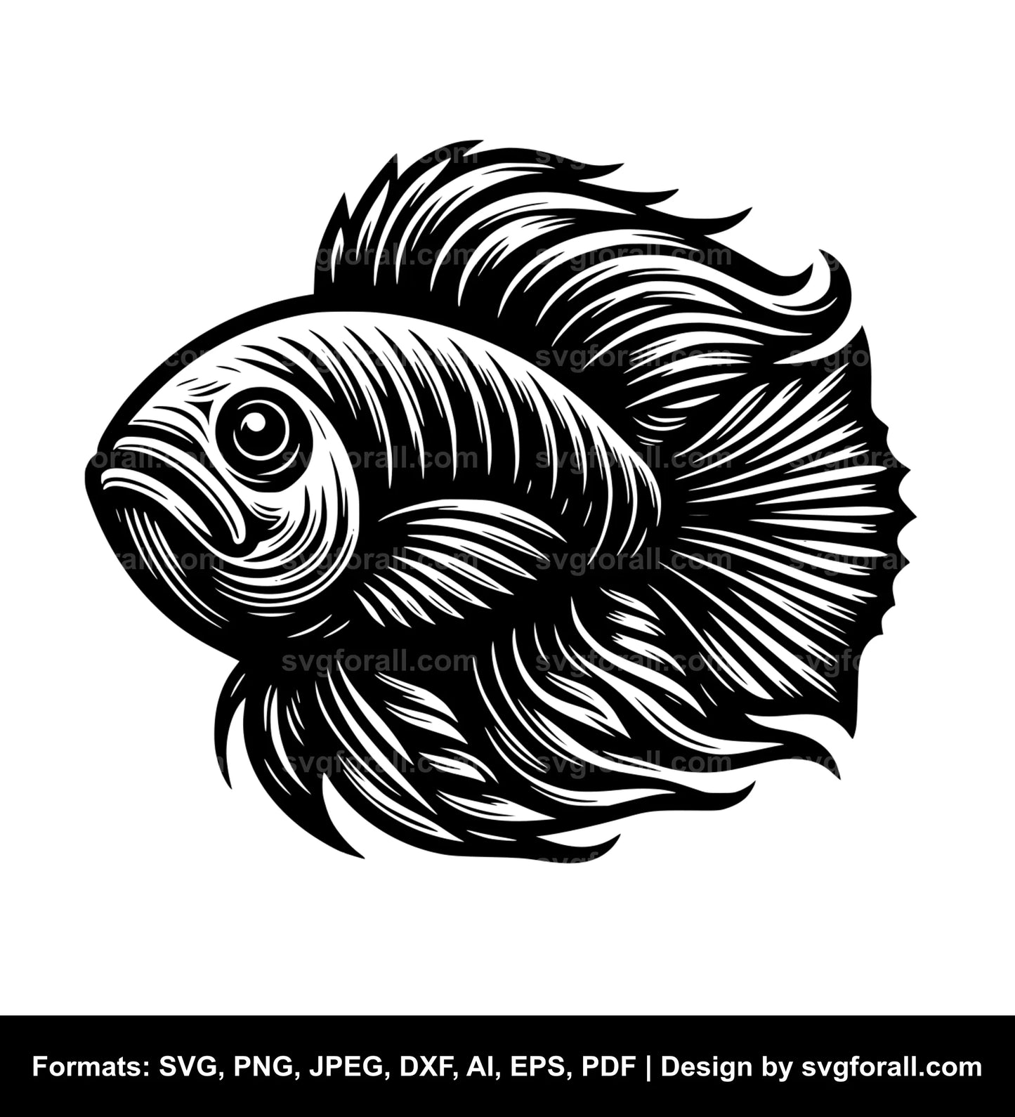 Oscar Fish Cricut SVG