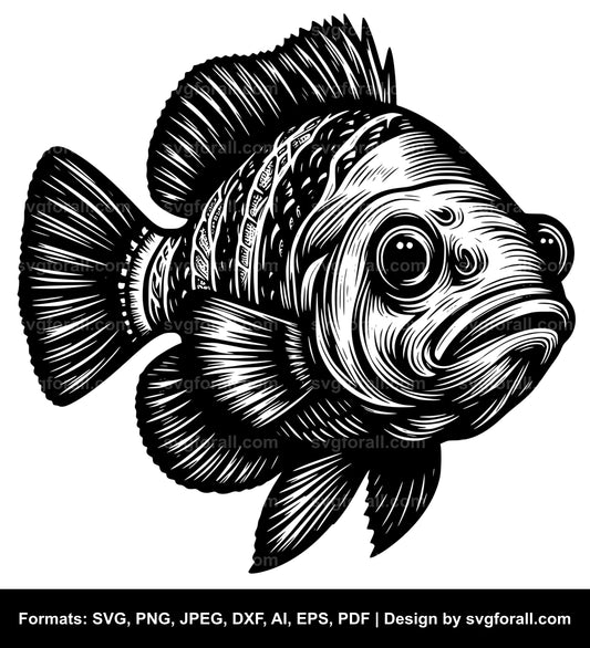 Oscar Fish SVG