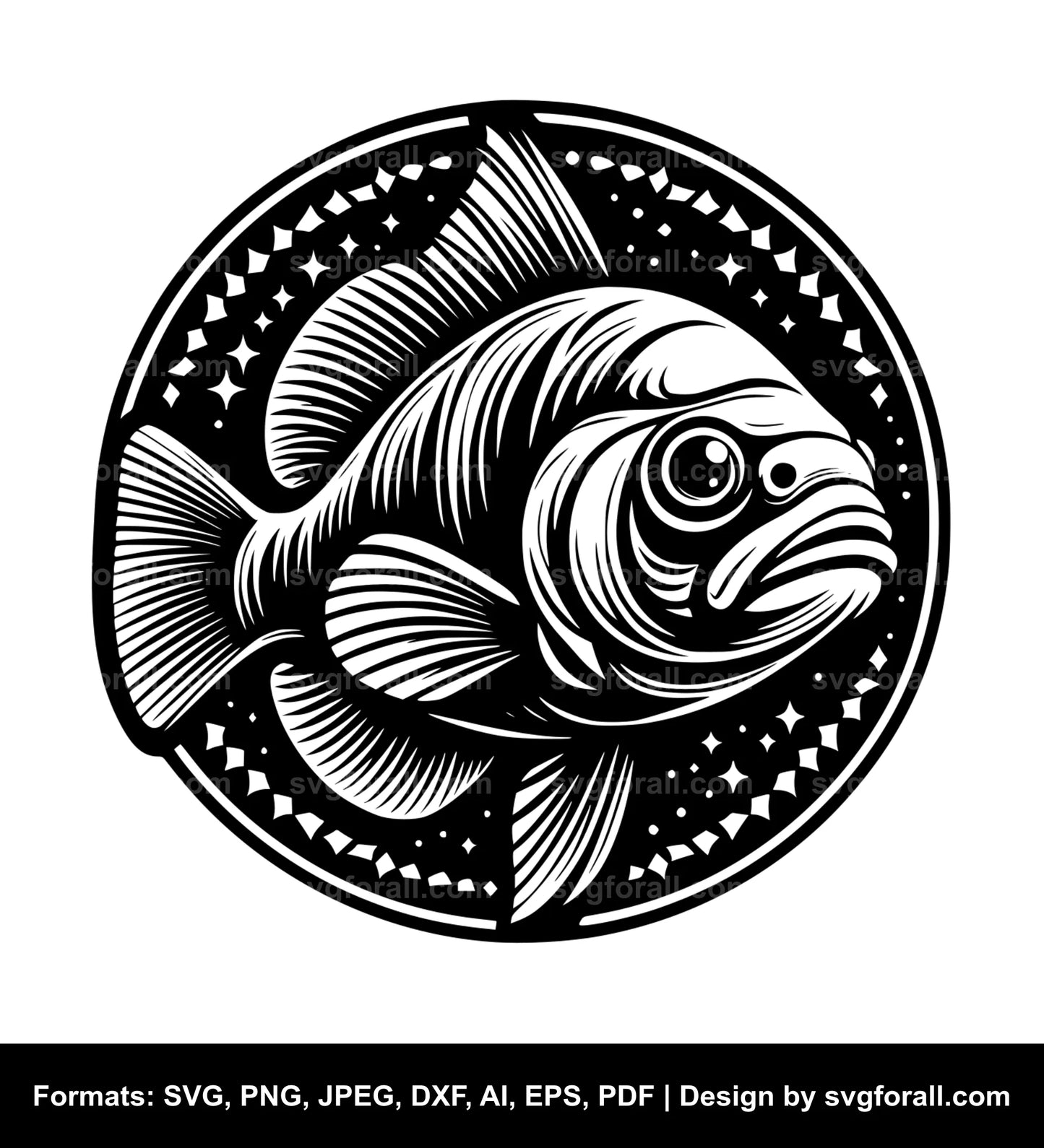 Oscar Fish SVG Download