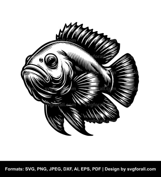 Oscar Fish SVG PNG