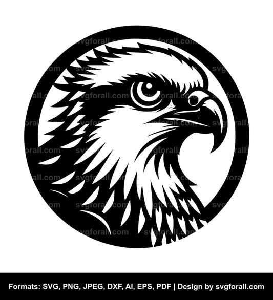 Osprey Bird Black SVG