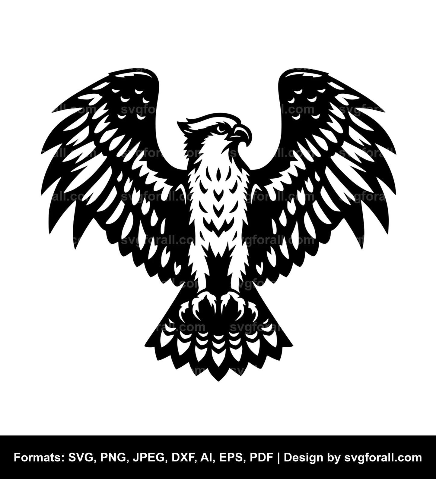 Osprey Bird SVG File