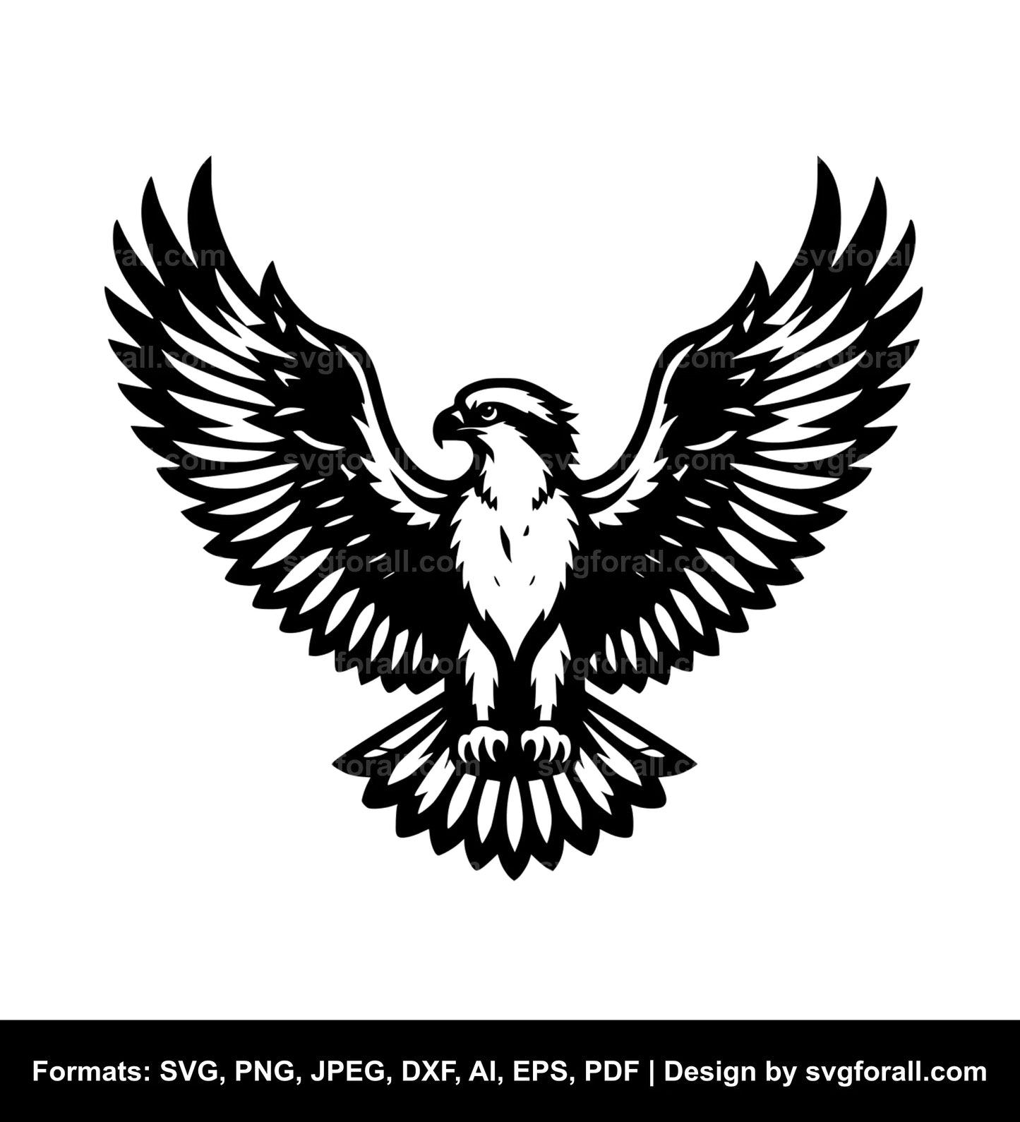 Osprey Bird Vector SVG