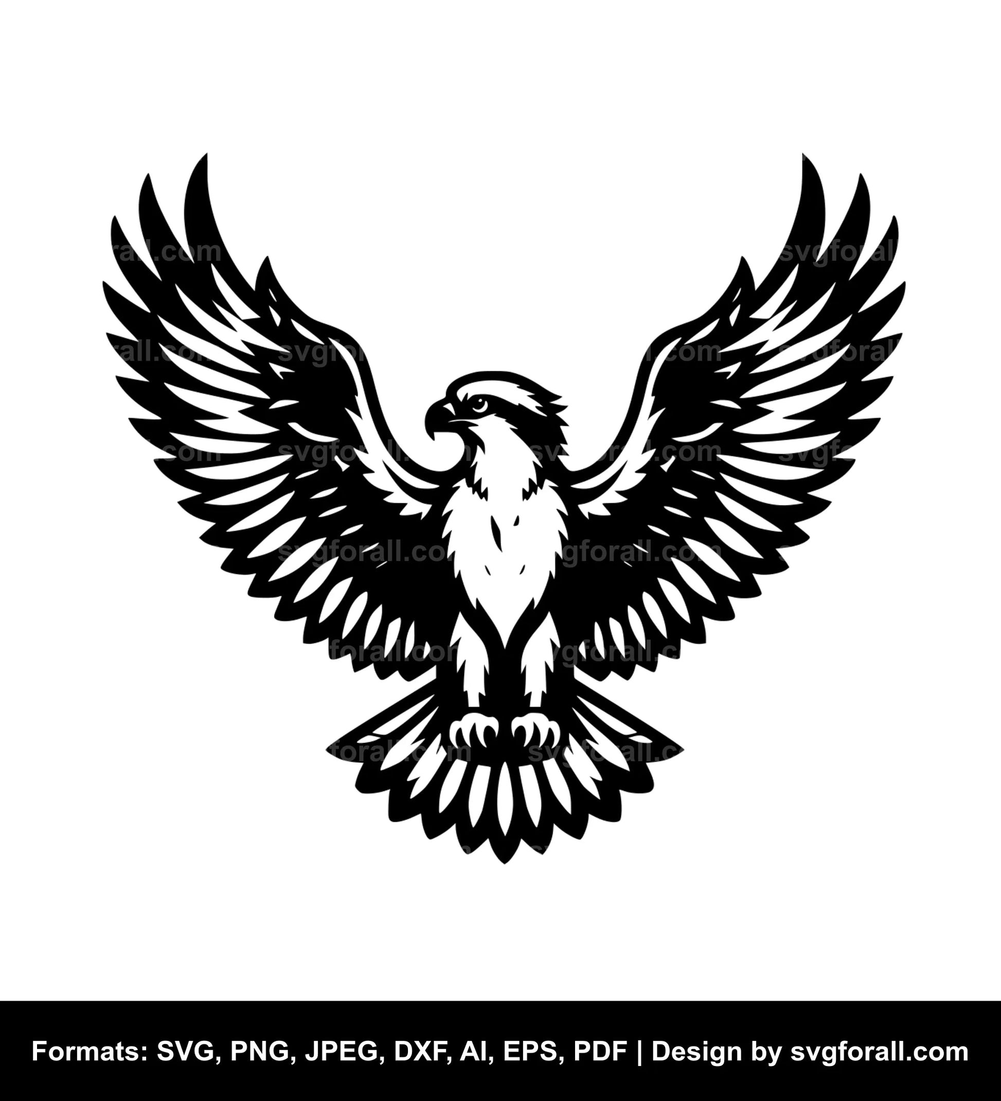 Osprey Bird Vector SVG