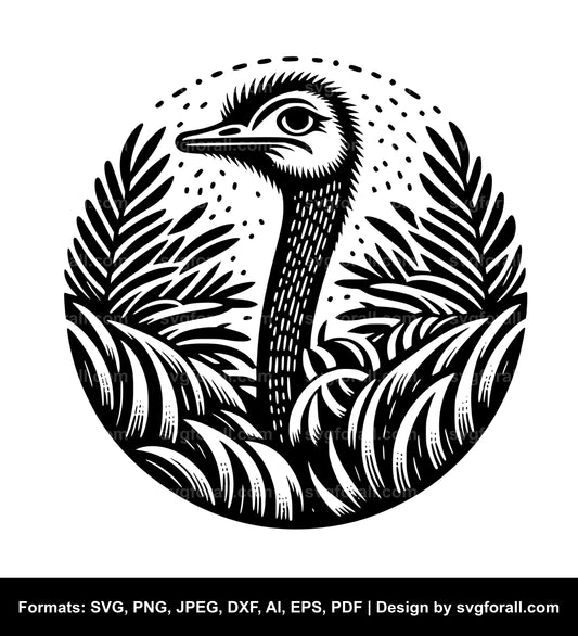 Ostrich Vector SVG