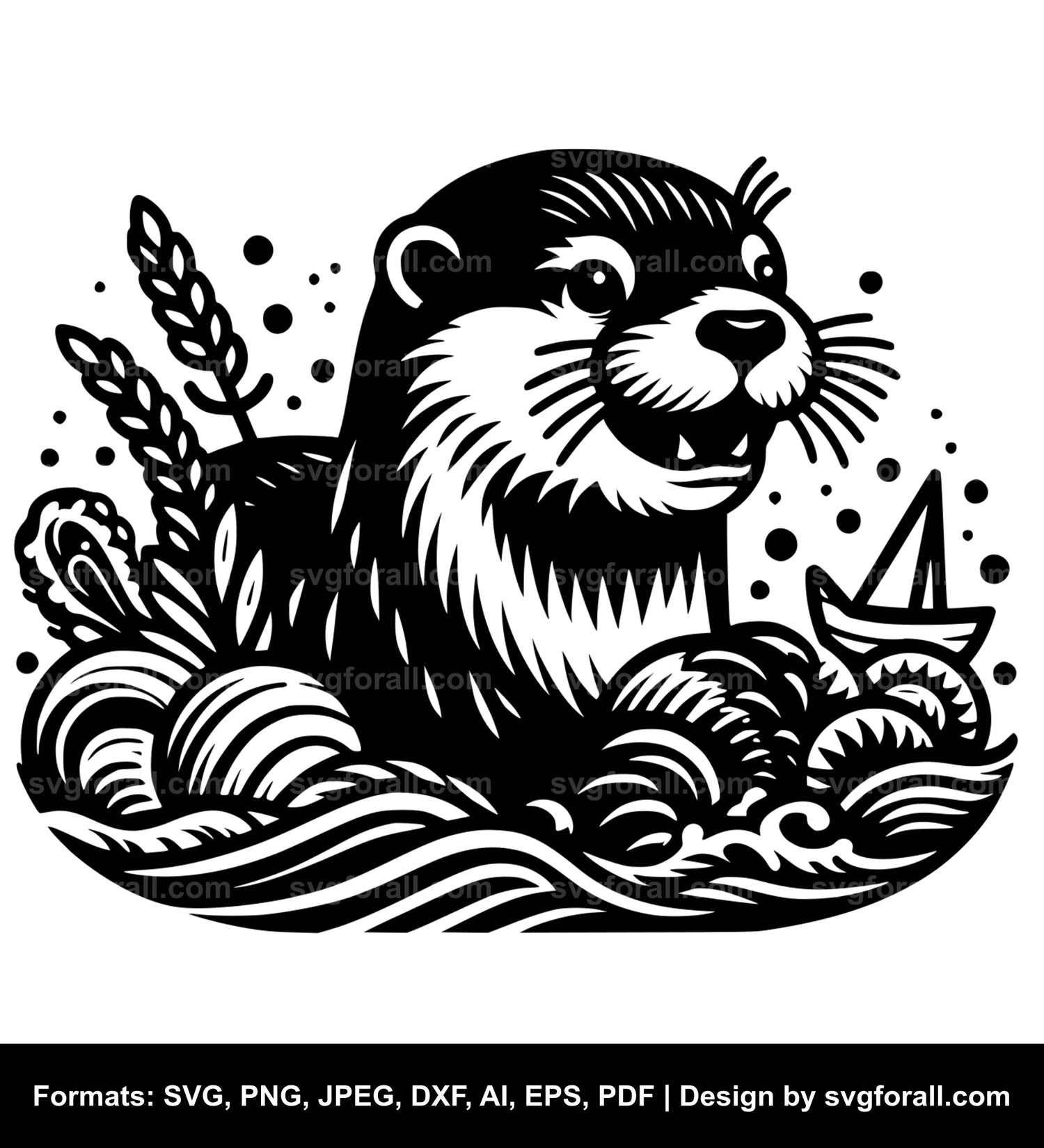 Otter Cricut SVG