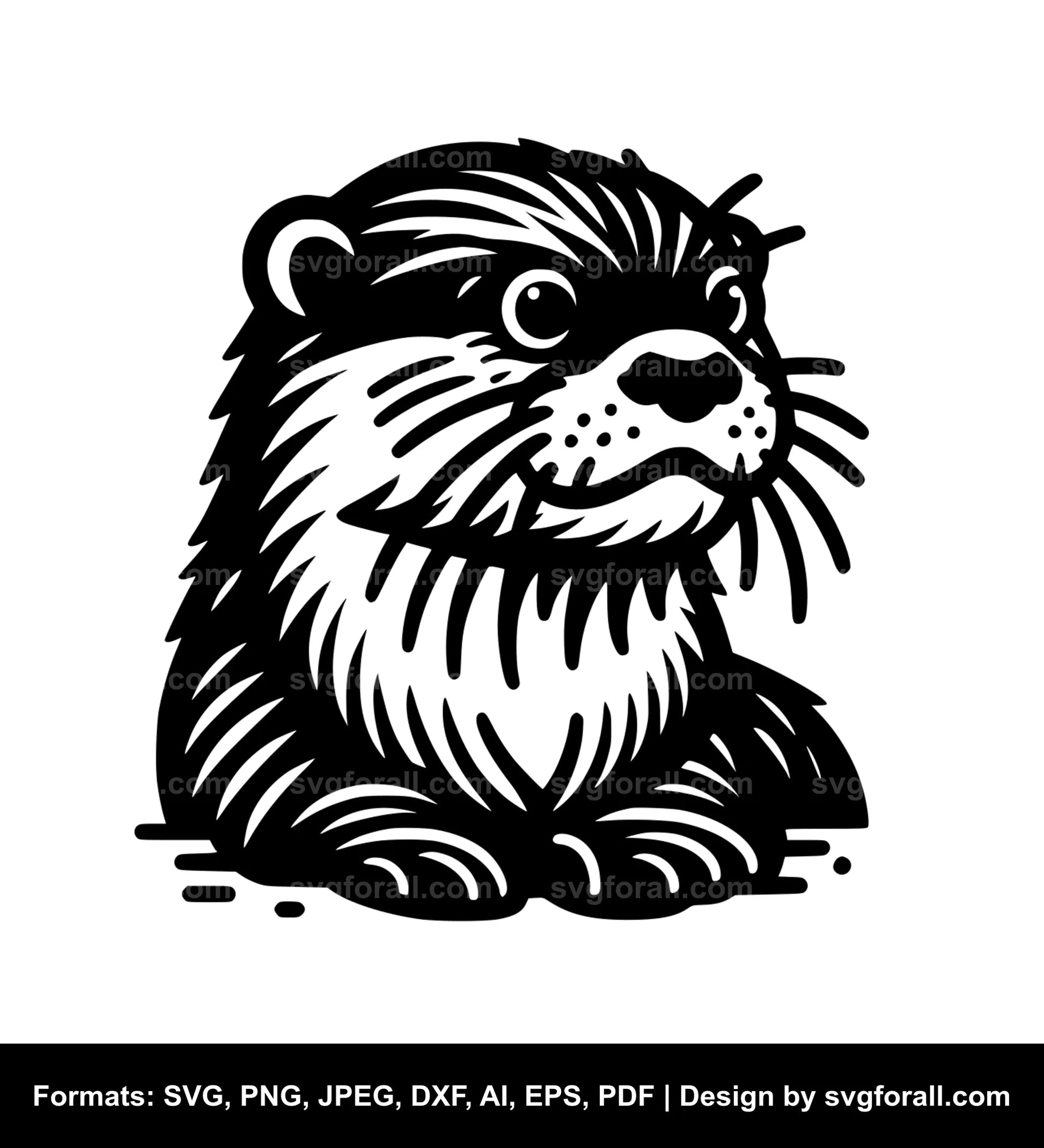 Otter SVG Vector