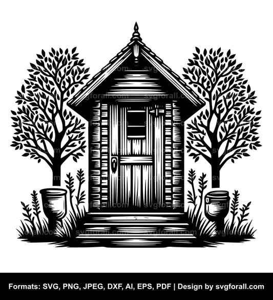 Outhouse SVG