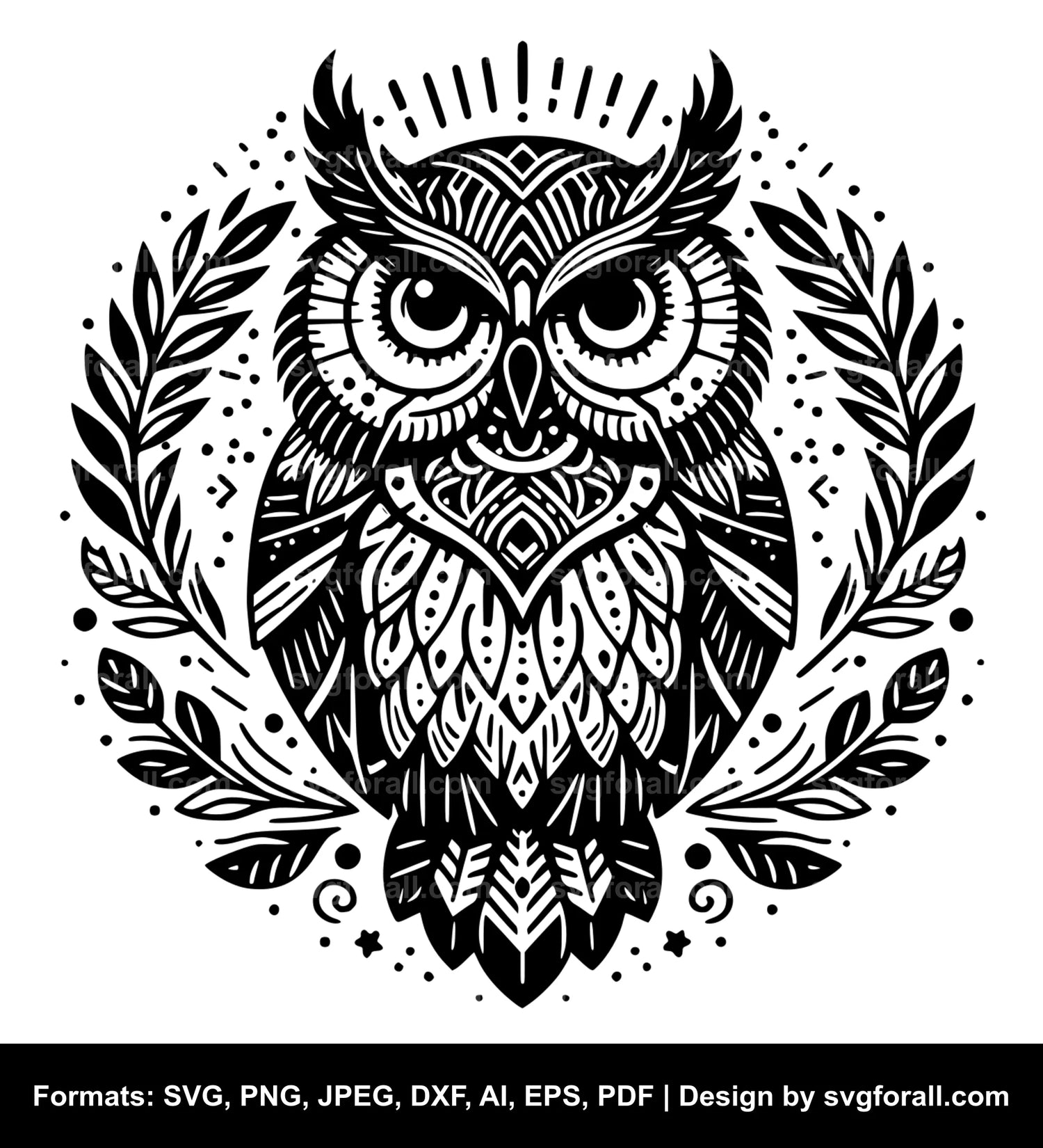 Owl SVG Vector