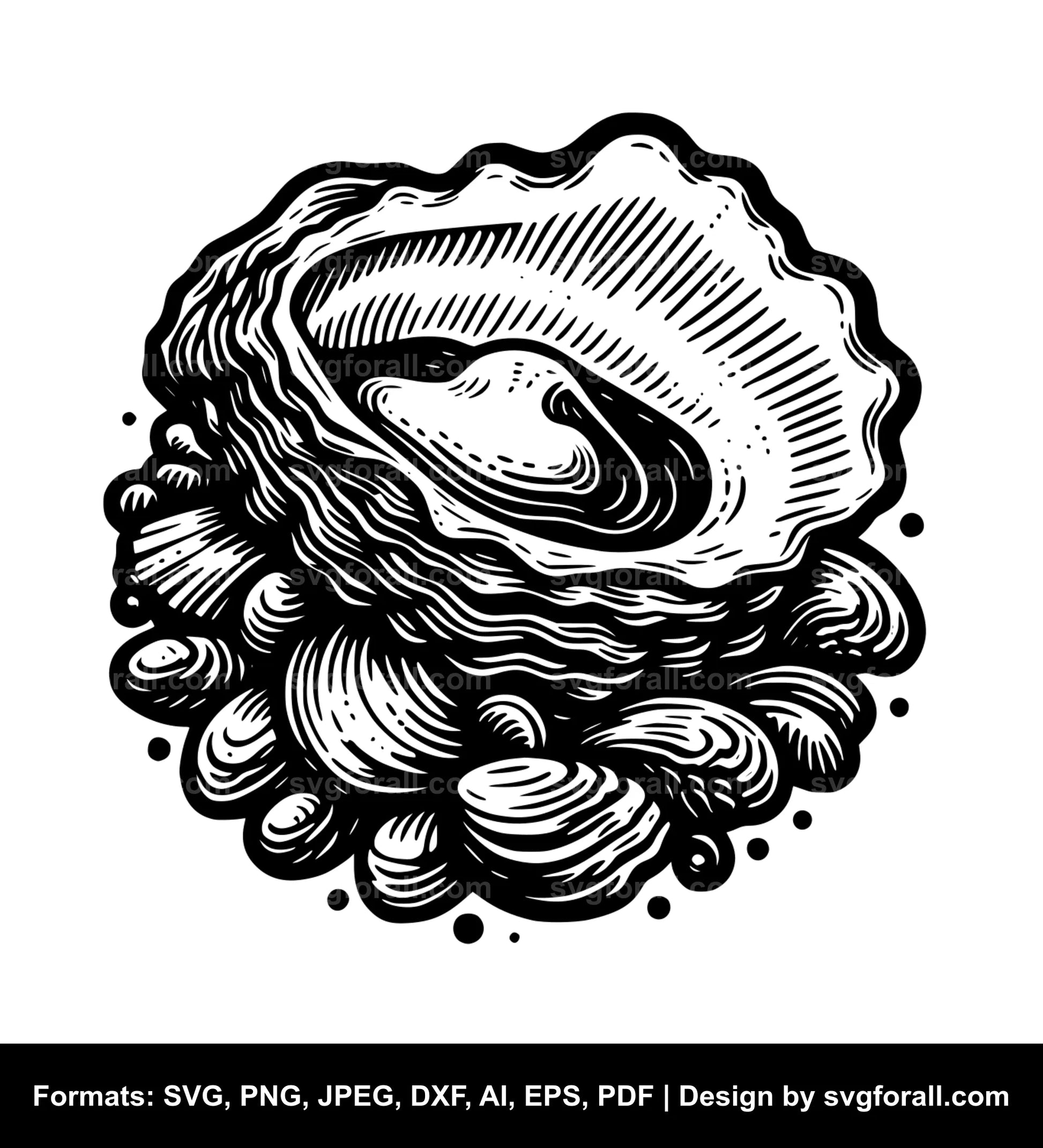 Oyster Black SVG