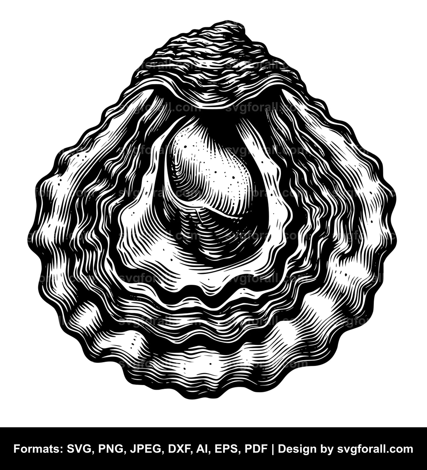 Oyster Black SVG PNG