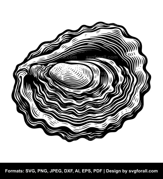 Oyster SVG Illustration