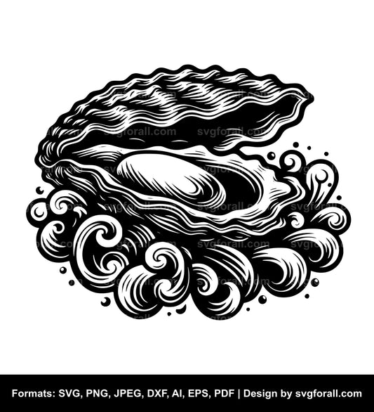 Oyster SVG Vector