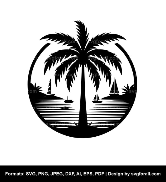 Palm Tree SVG File