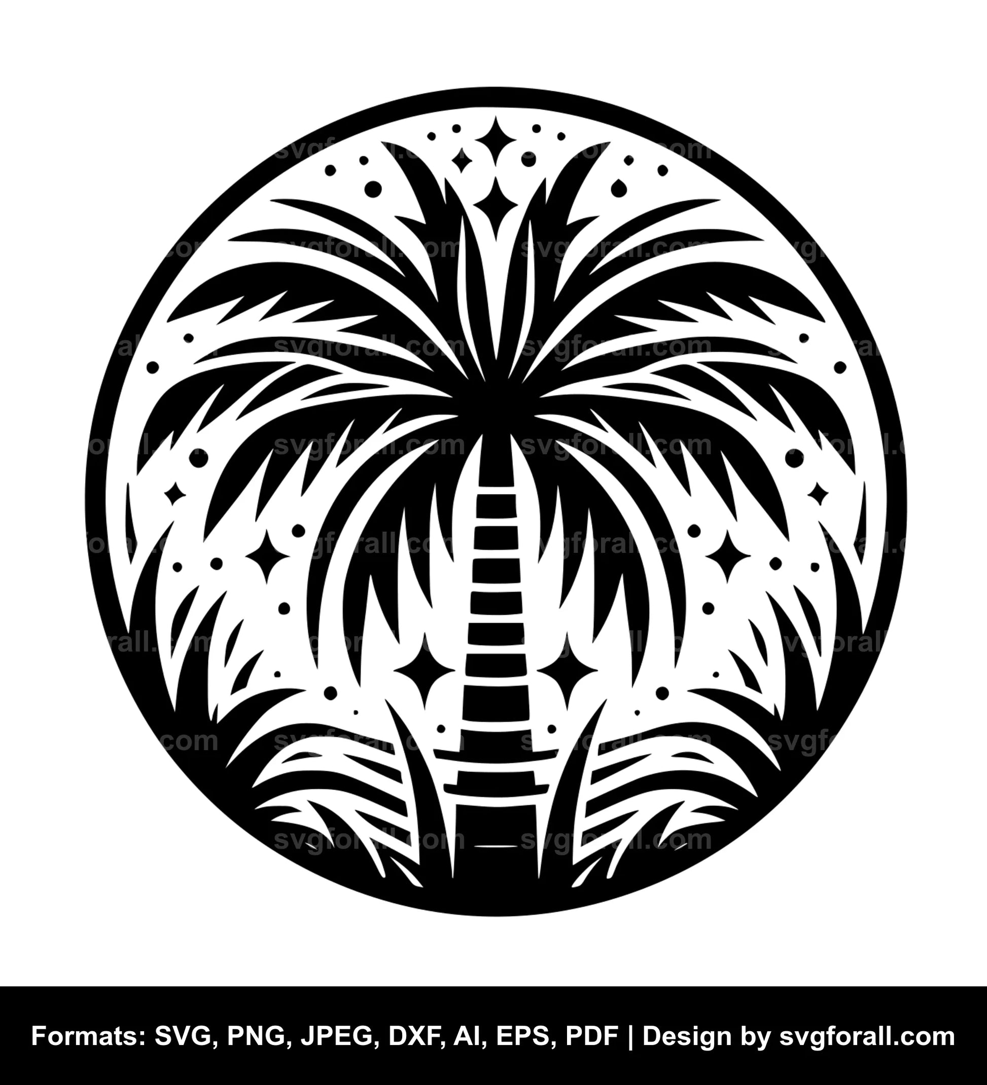 Palm Tree SVG PNG