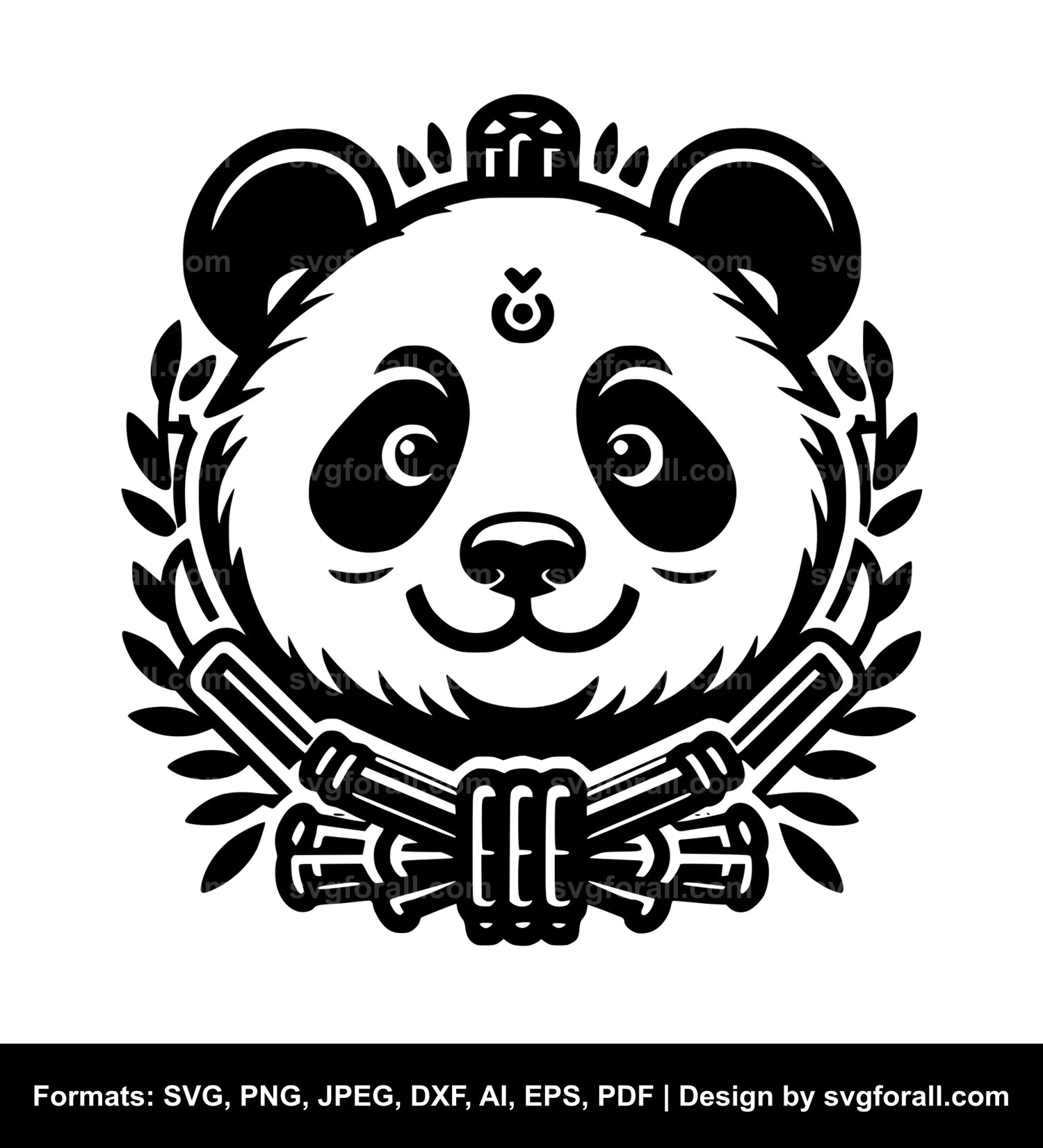 Panda SVG Clip Art