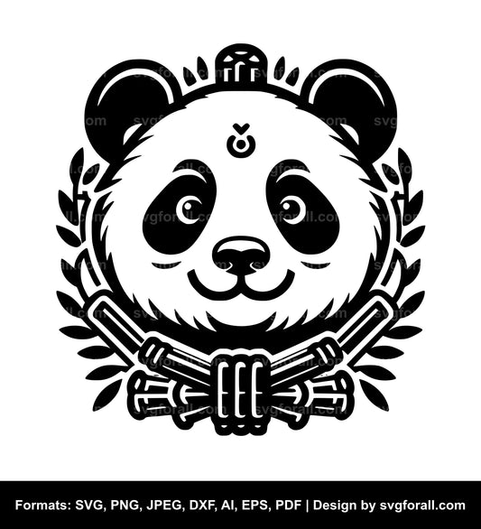 Panda SVG Clip Art