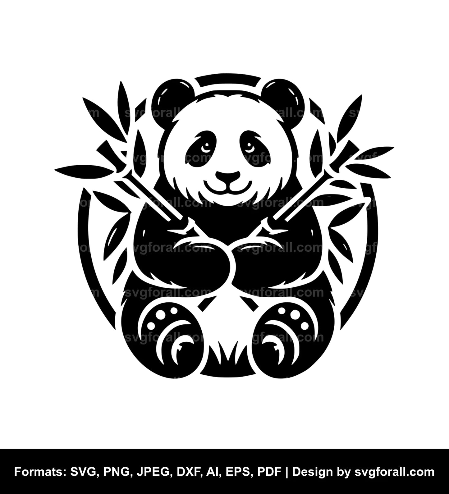 Panda SVG Design