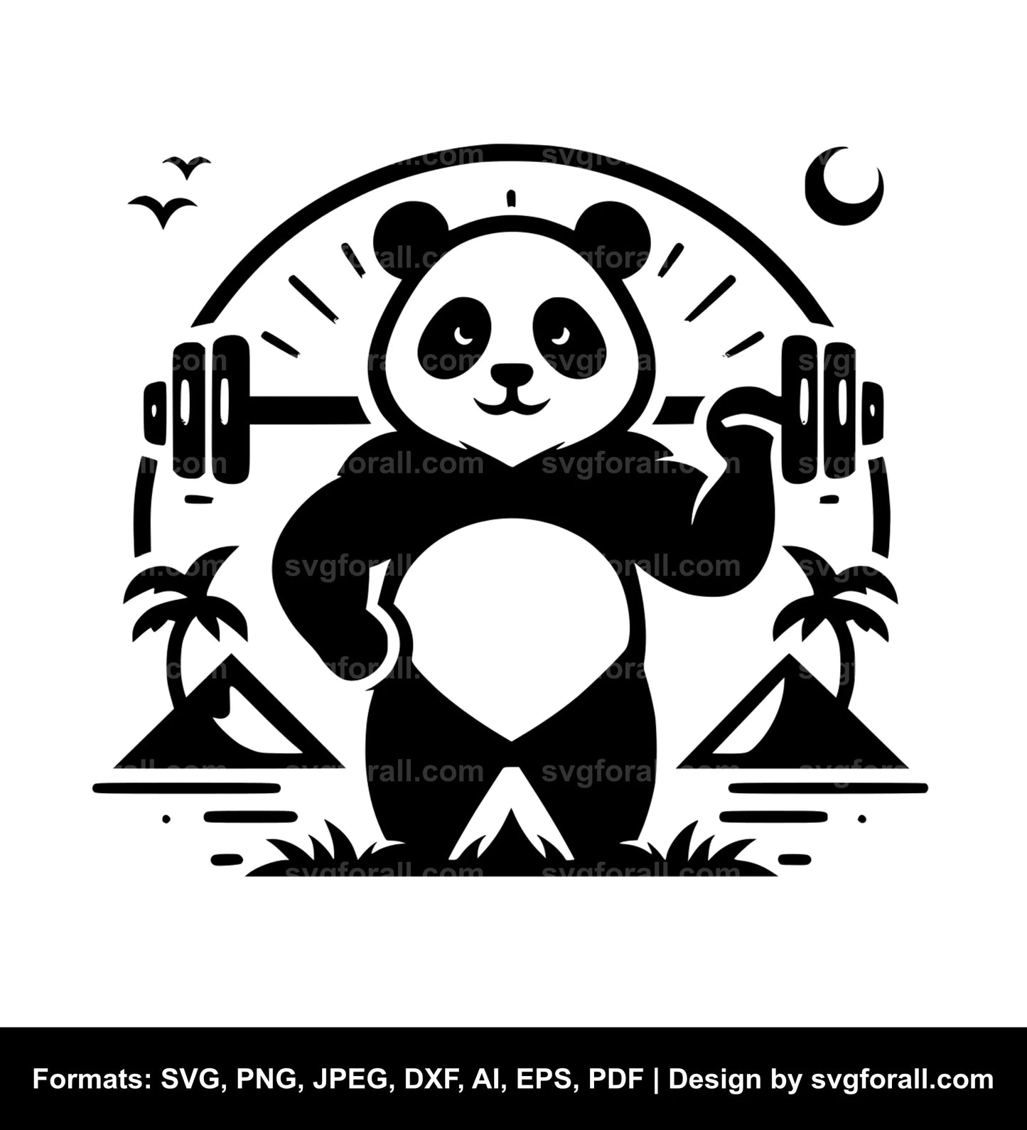 Panda SVG File