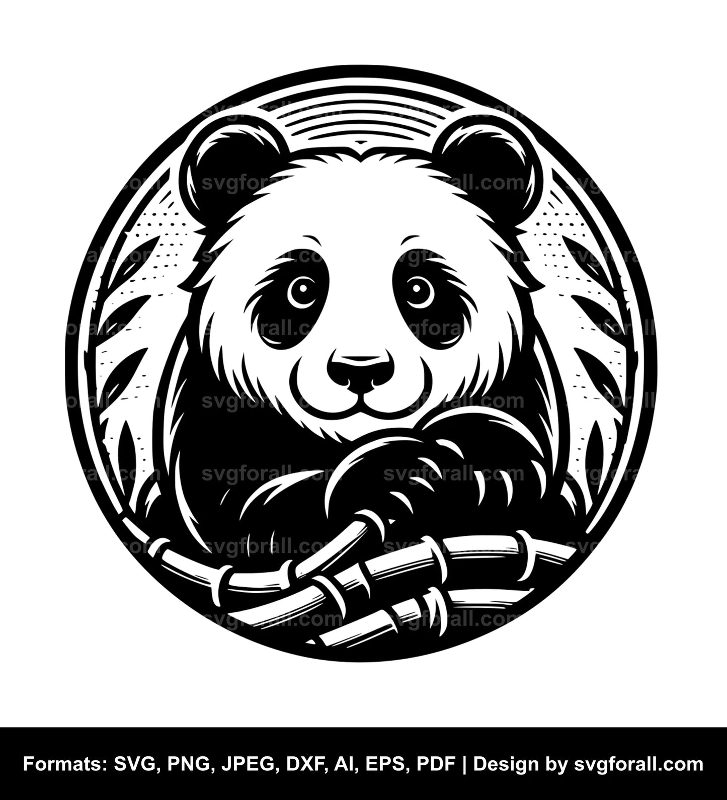 Panda Vector SVG