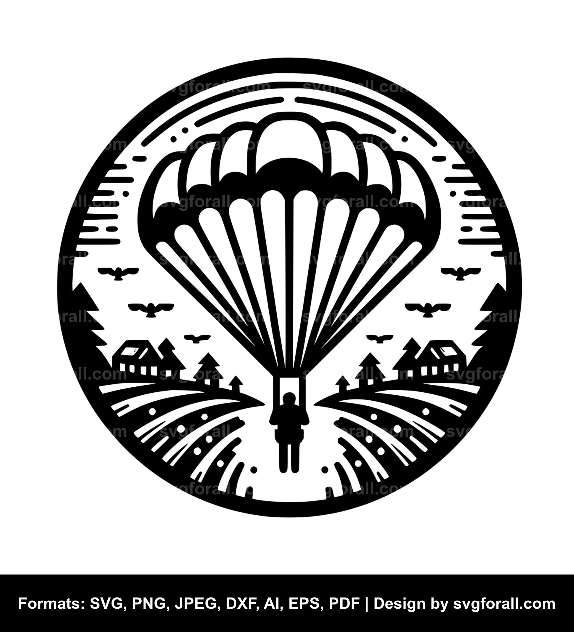 Parachute Cricut SVG