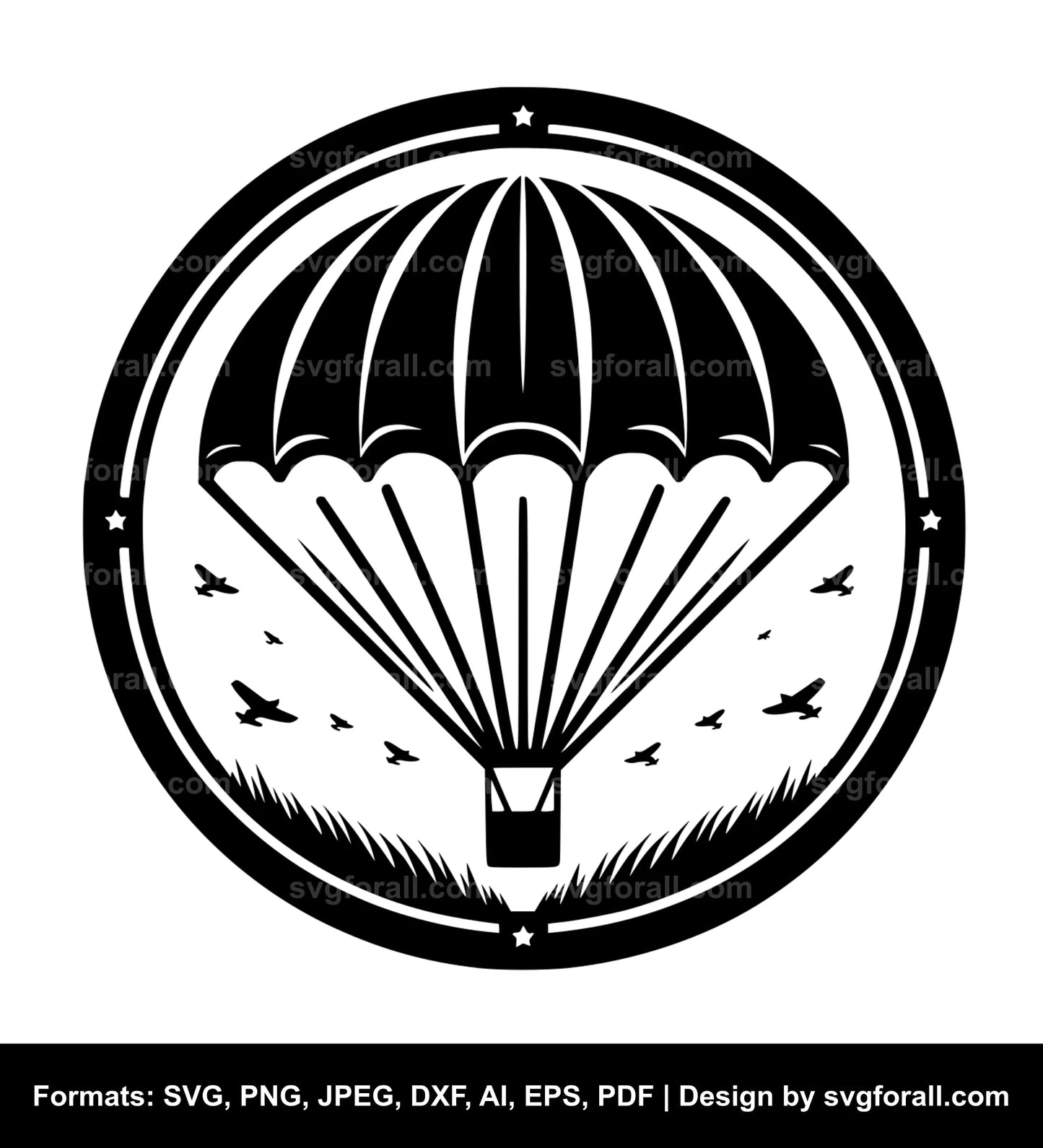 Parachute SVG PNG