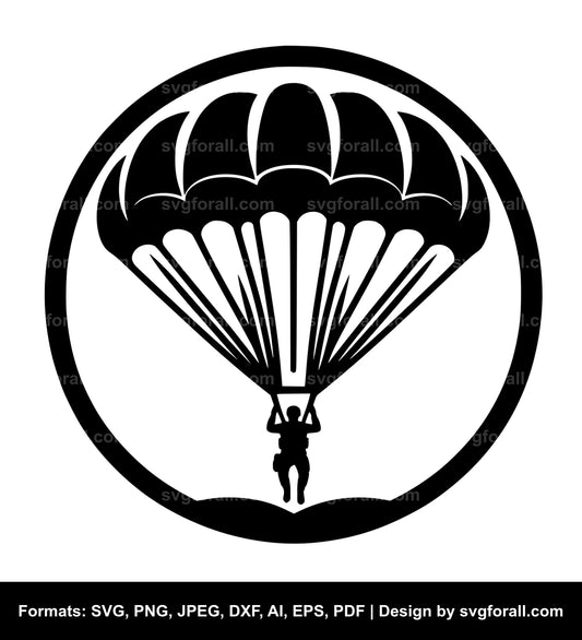 Parachute SVG Vector