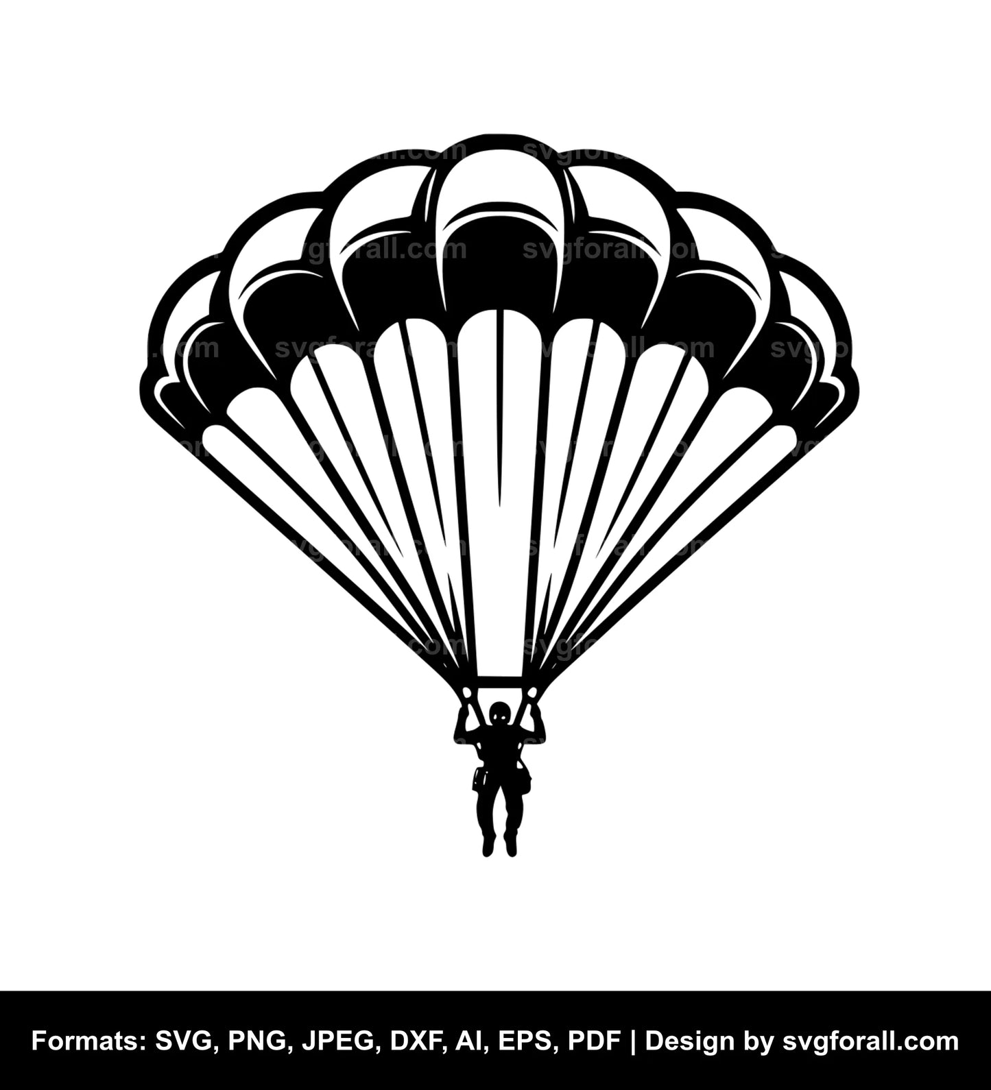 Parachute Vector SVG