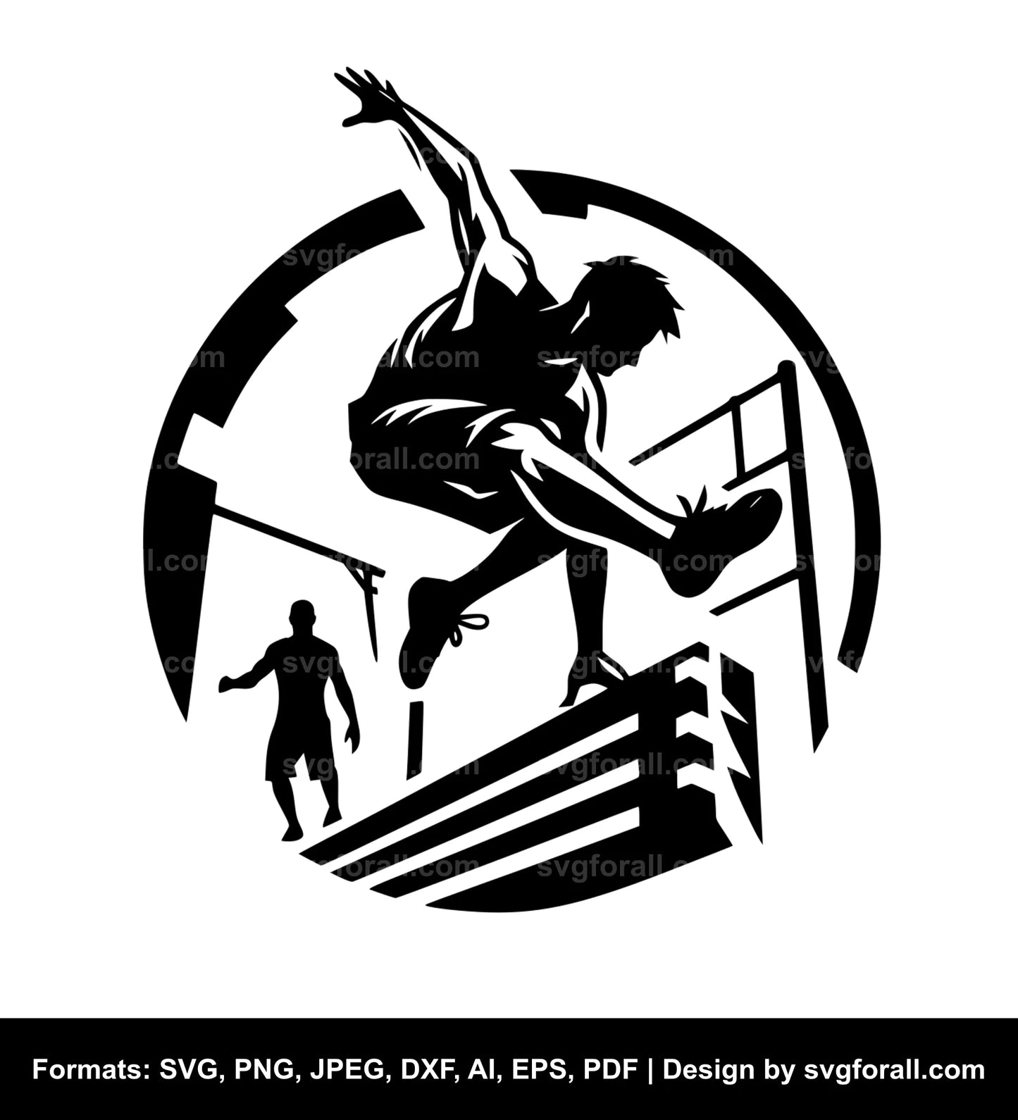 Parkour Black SVG