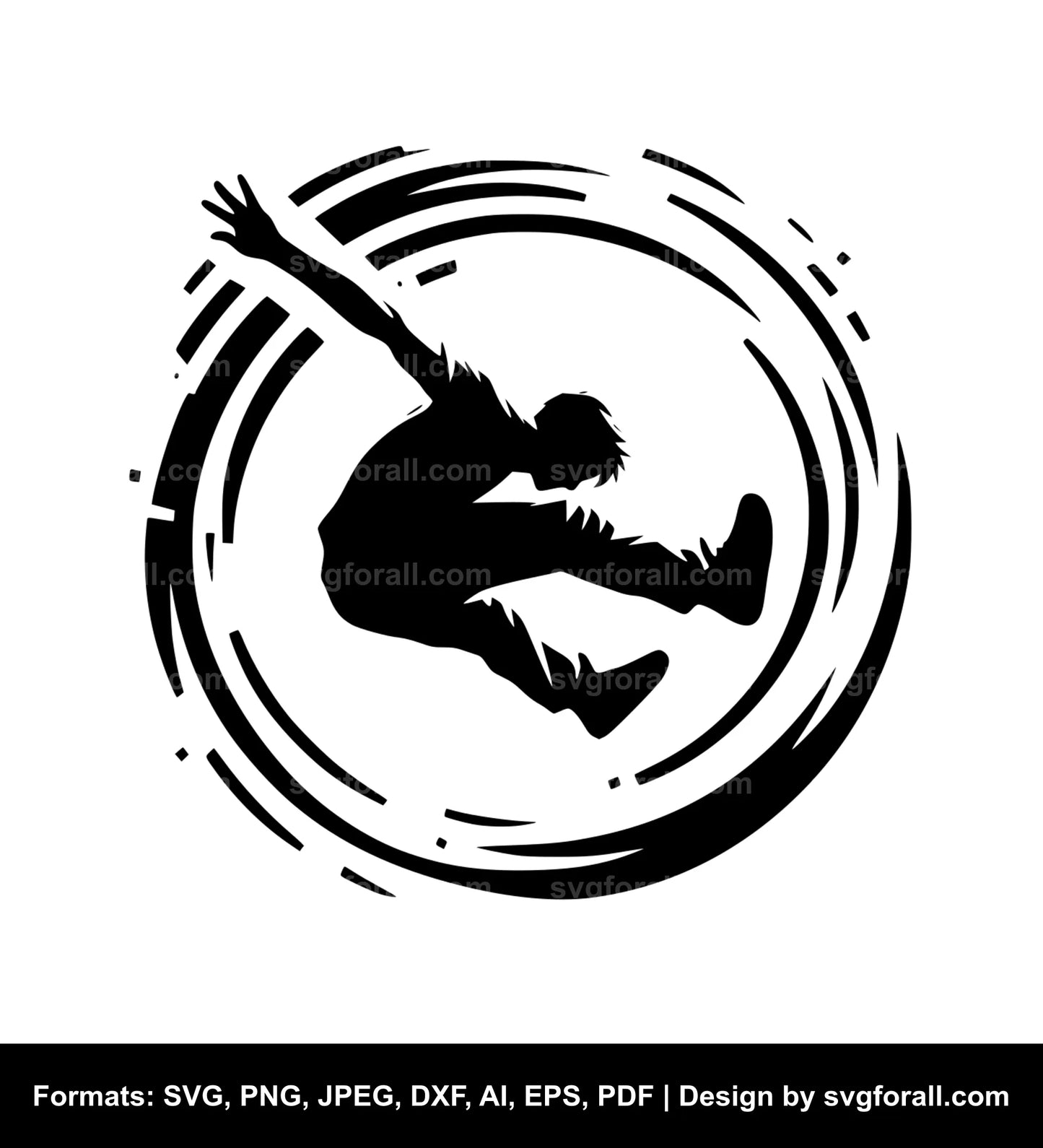 Parkour SVG Vector