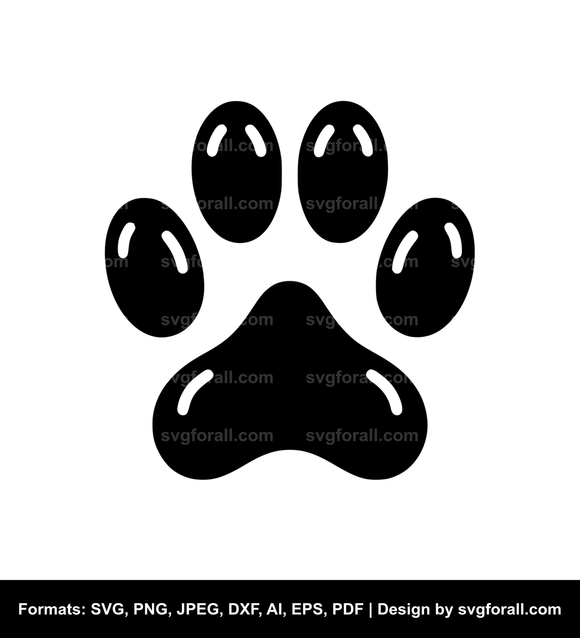 Paw Clipart SVG