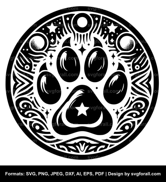 Paw Cricut SVG Design