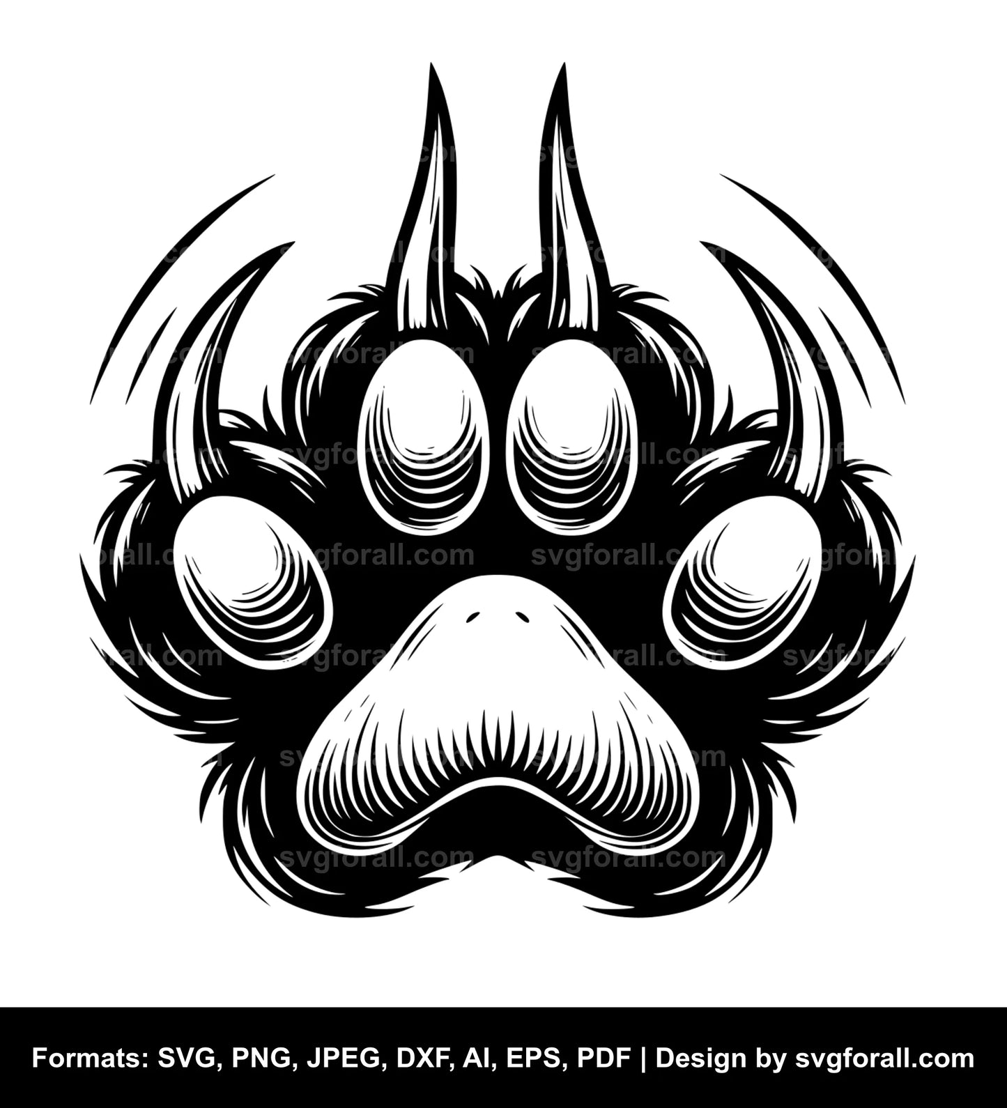 Paw For Cricut SVG