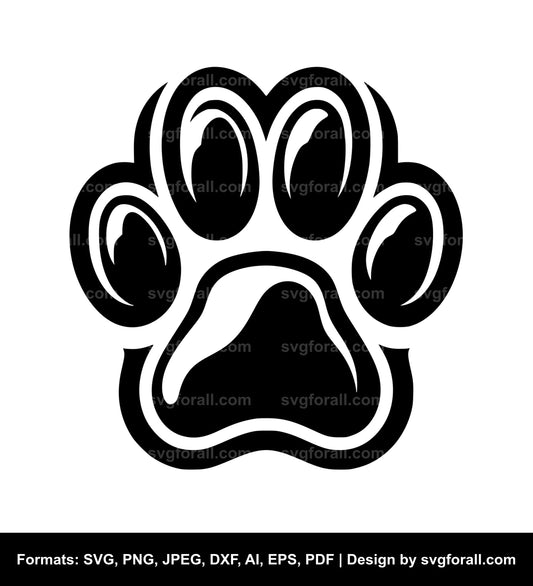 Paw SVG - For Cricut