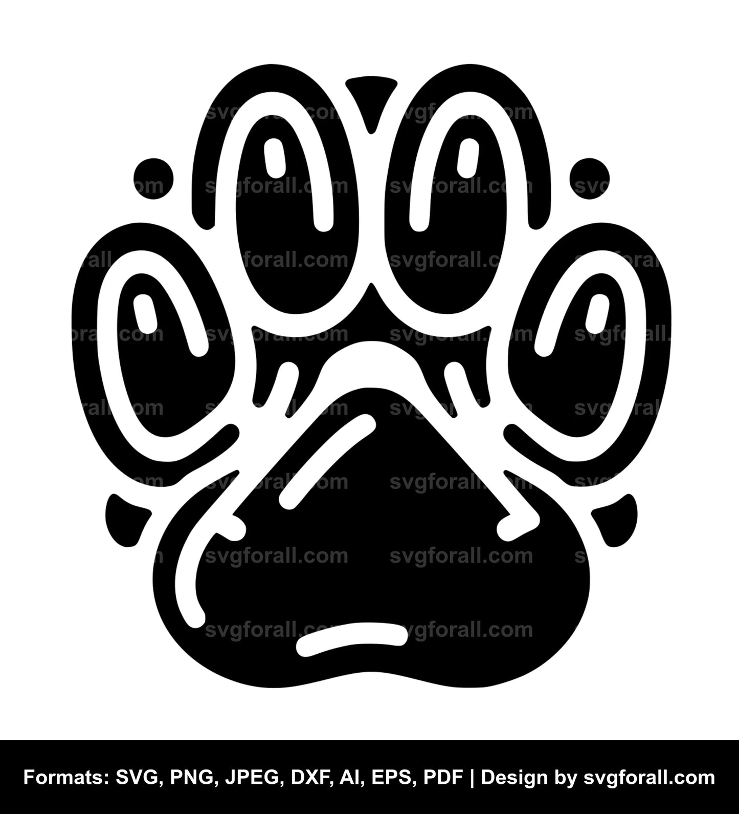 Paw SVG Cricut Cut Files