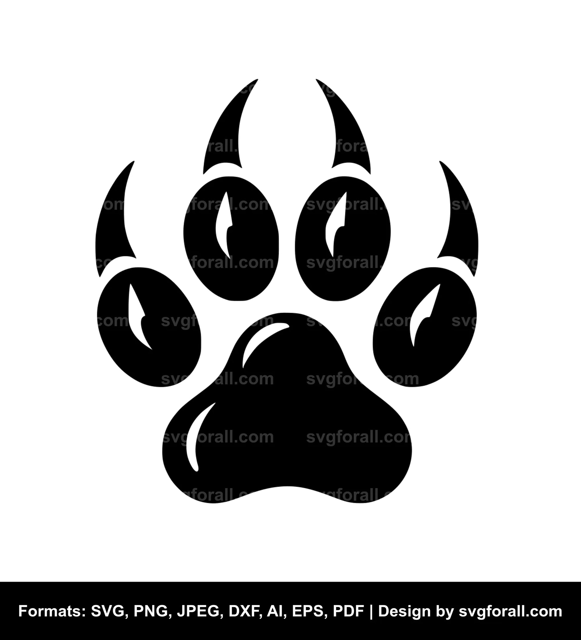 Paw SVG Cut File