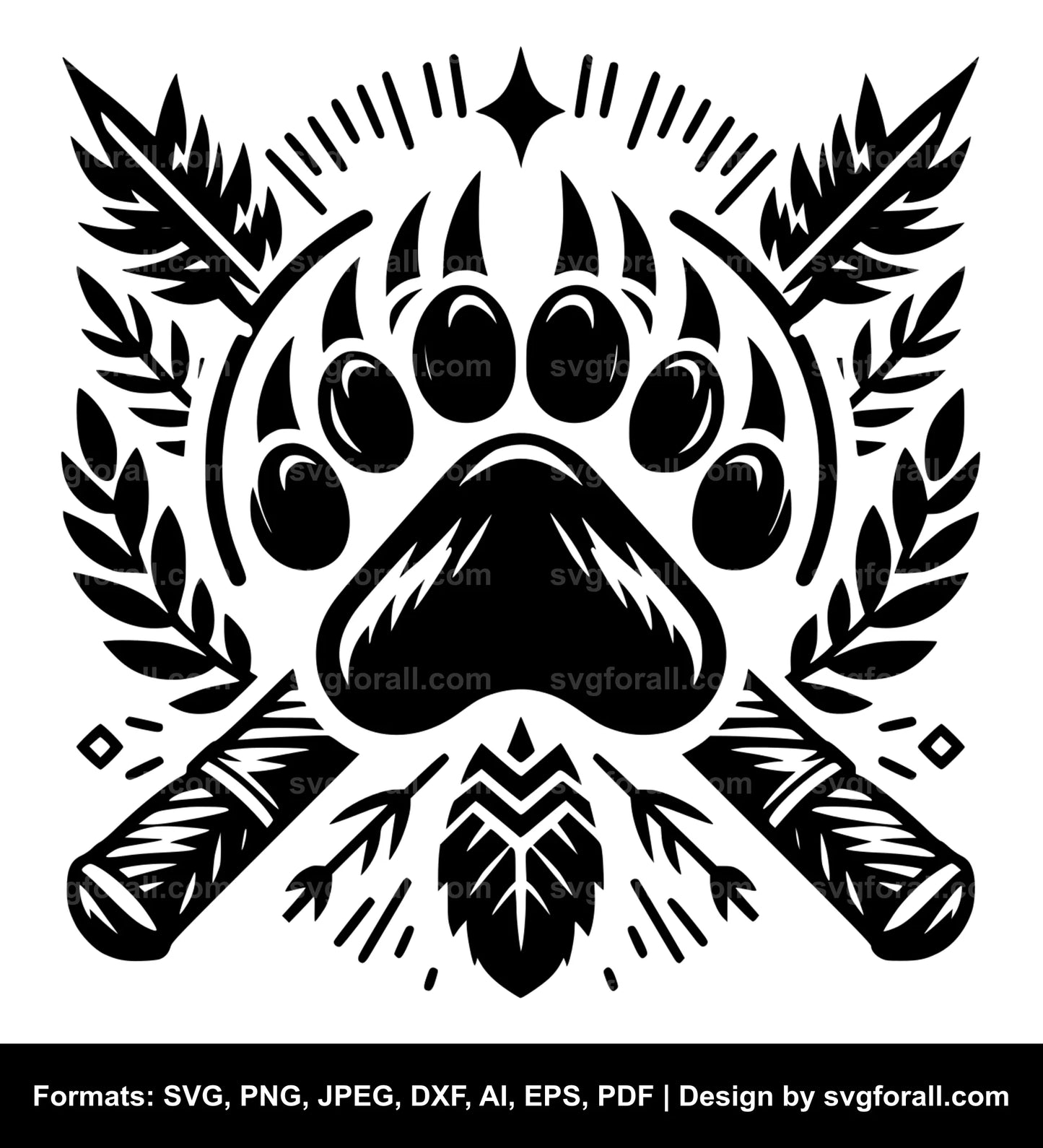 Paw SVG Design