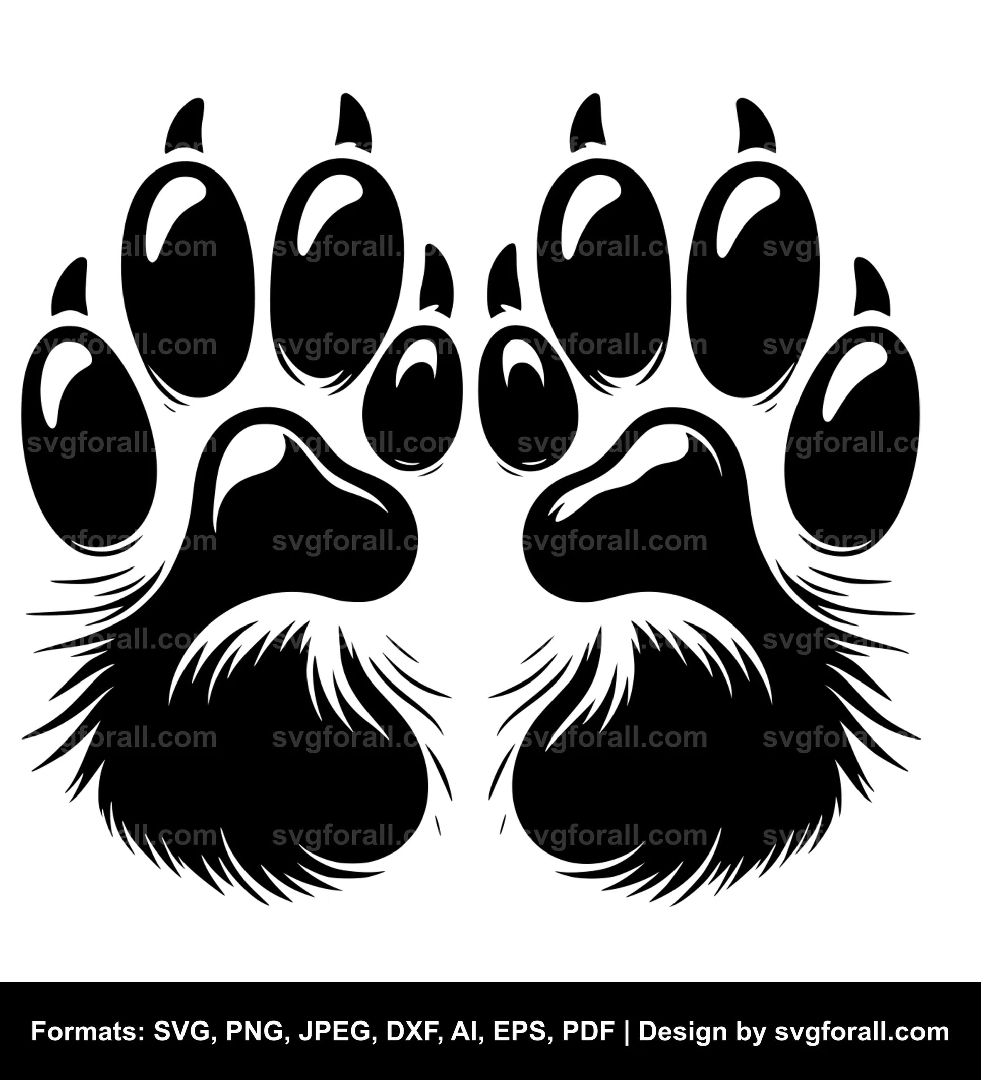 Paw SVG File For Cricut