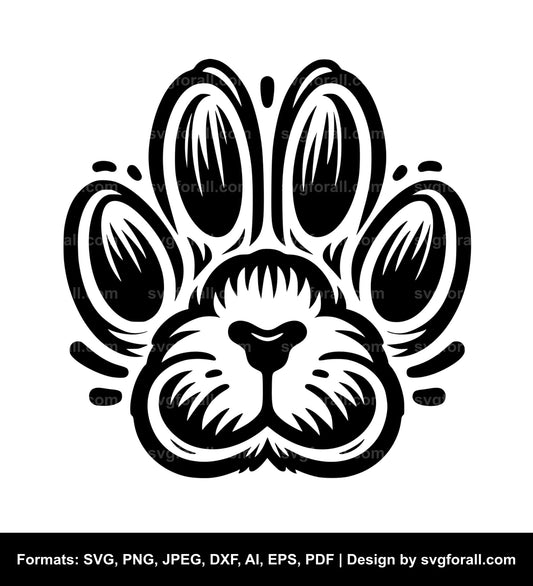 Paw SVG Files 7 Formats