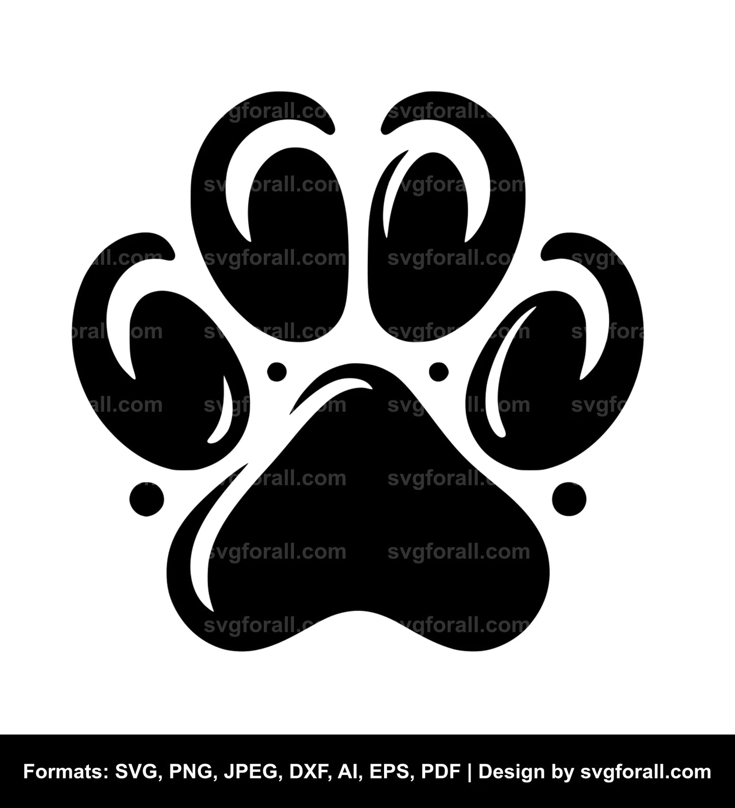 Paw SVG For Cricut Crafts