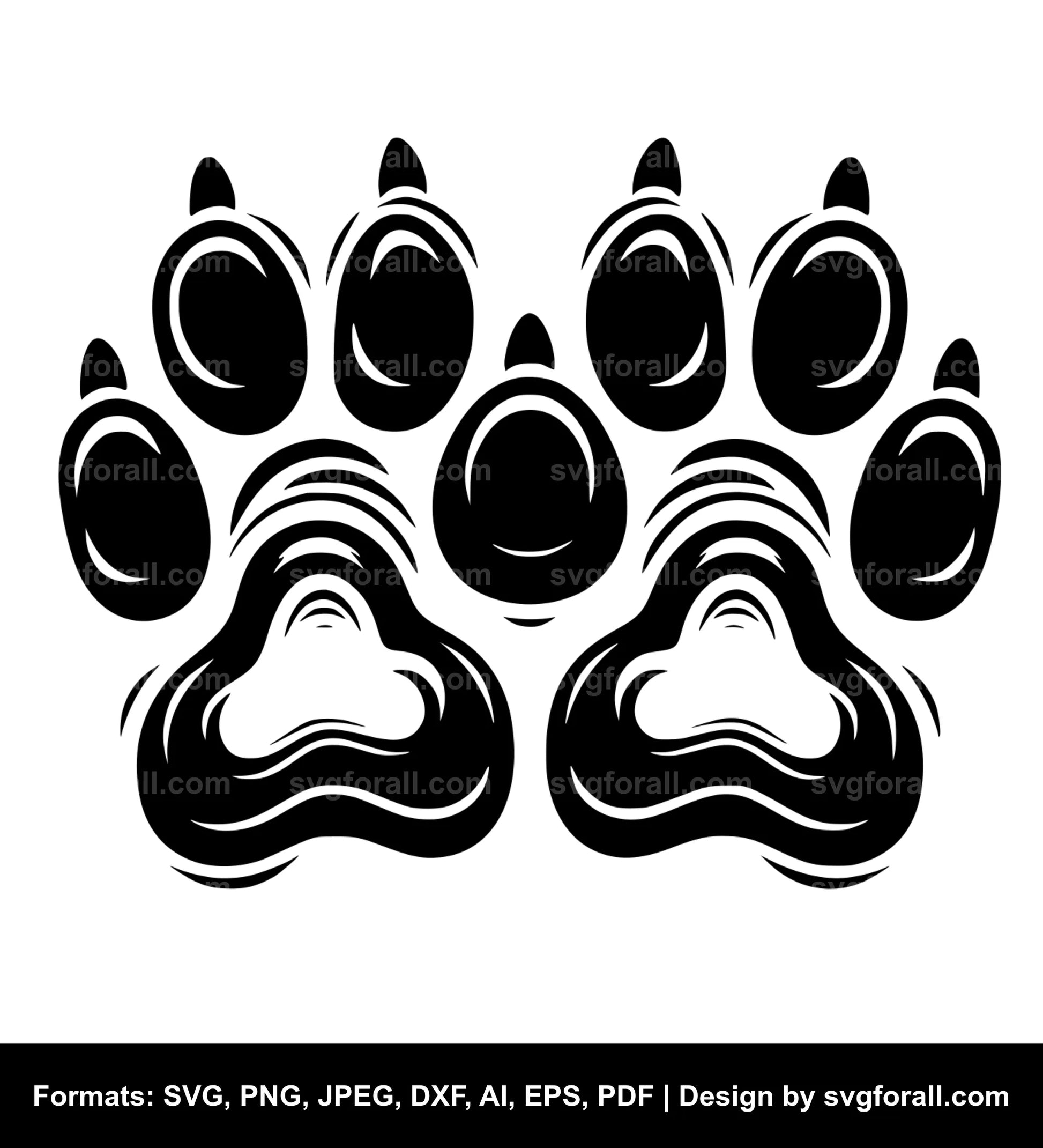 Paw SVG For Diy Projects