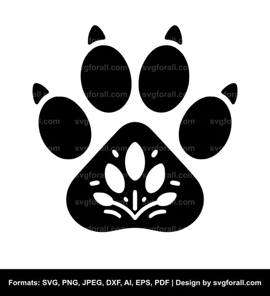 Paw SVG High Resolution